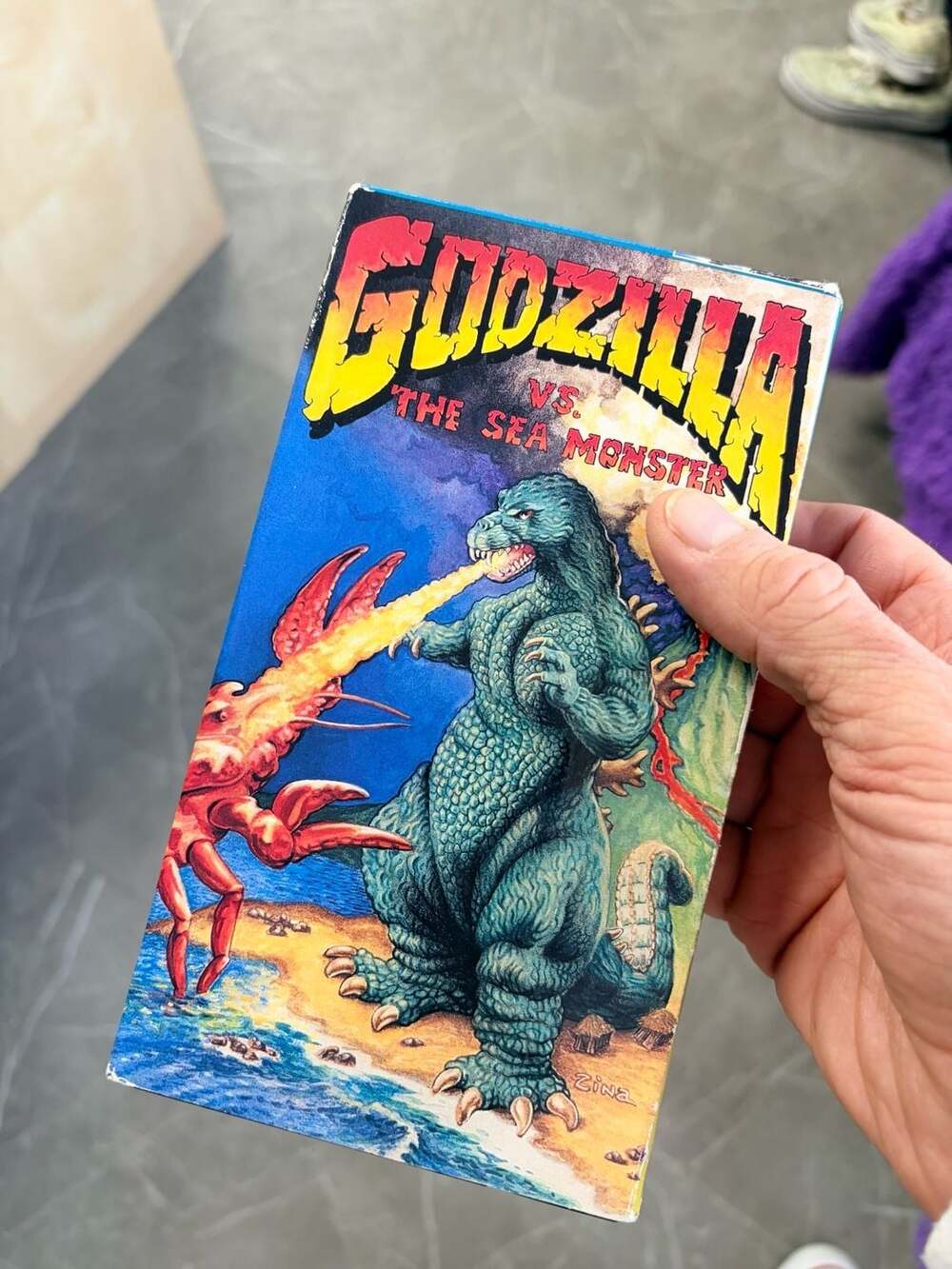 Godzilla vs. The Sea Monster VHS 1992 GoodTimes Home Video Edition